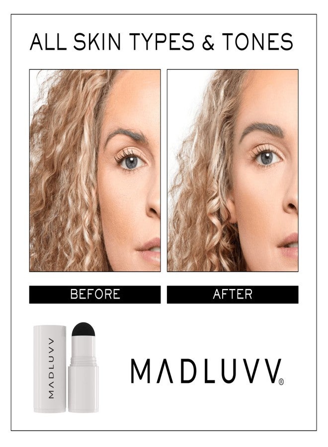 MADLUVV Brow Stamp Refill* - Color Stamp for Brows & Root Touch Up for Women & Men, Instantly Conceal Hair Loss, Grey Hair, Thinning Hair with Stain-Proof/Smudge-Proof Powder Formula (Taupe) - Image 5